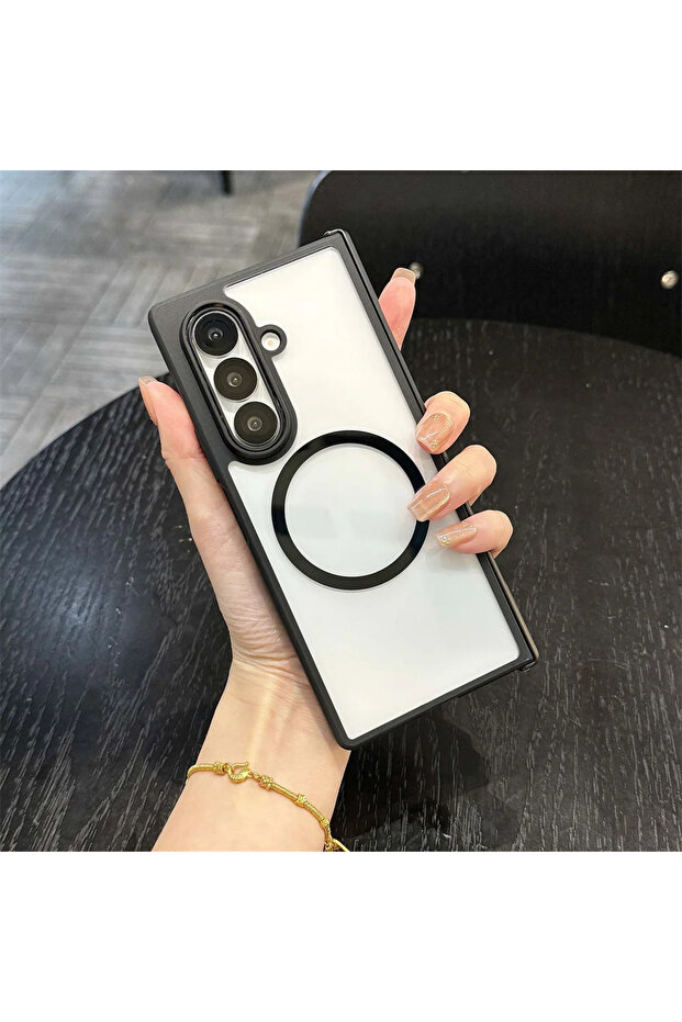 Galaxy Z Fold7 Transparent Fold8 Case Cover For Magsafe Magnetic Matte Phone Case For Samsung Galaxy