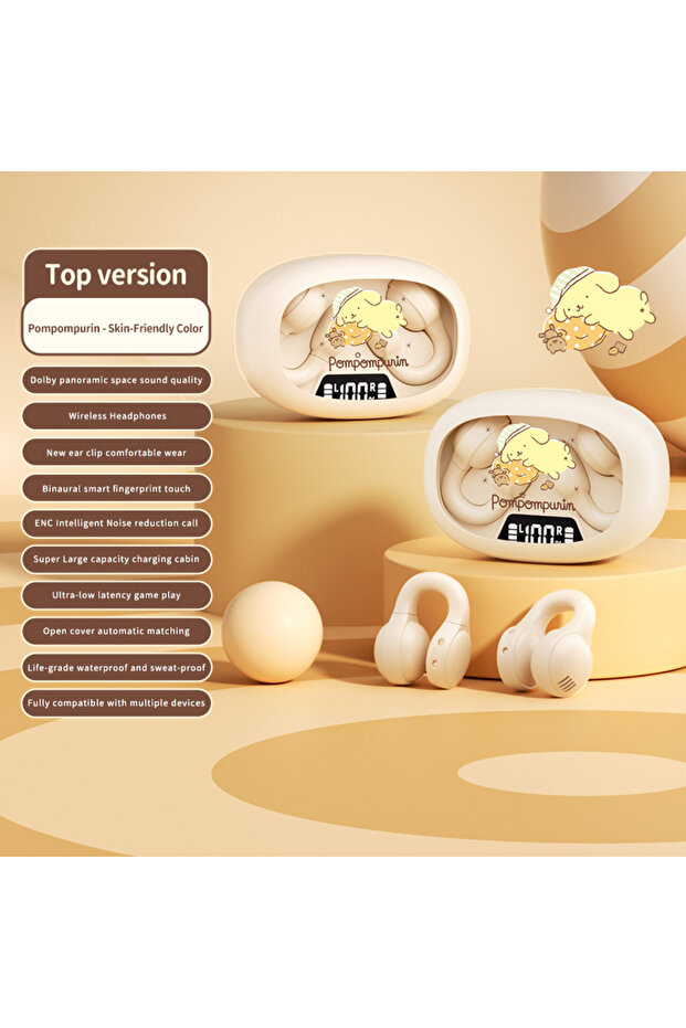 X53-skin X53 Wireless Headphones Bluetooth Headset Smart Digital Display Volume Adjustment Cute Cart