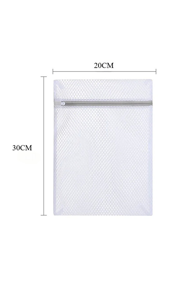 أكياس غسيل شبكية مقاس 20×30 سم، قطعة واحدة أو 5 قطع/قطعة واحدة، بثلاثة أحجام، متينة وقابلة لإعادة الاستخدام.
