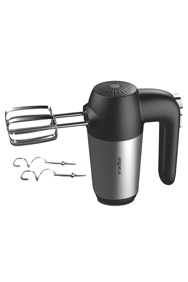 HM 3302 Hand Mixer 200W 5-Speed ABS Body with Beaters & Dough Hooks 2Y Ergonomic