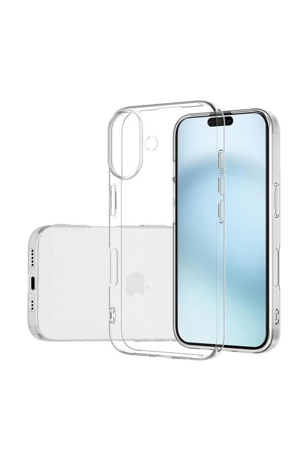 جراب TPU شفاف فائق النحافة لهاتف iPhone 16 Pro، متوافق مع iPhone 16 و17 Air وPro Max و16E و16 Plus وFi