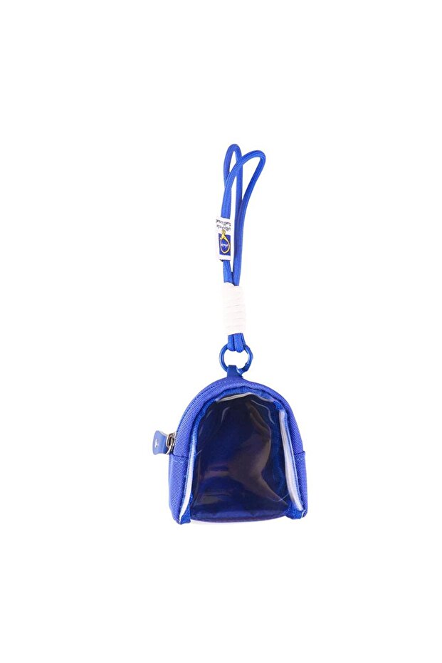 blue Mini Transparent Storage Bag for Tamagotchi Paradise Case Portable Doll Display Bag Keychain Ch