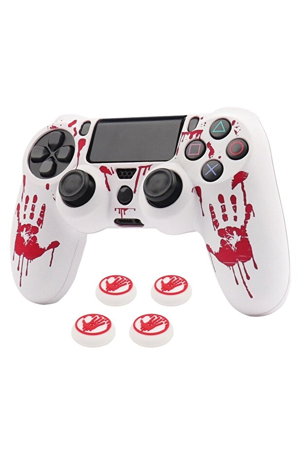 A0469-1 Silicone Soft Controller Cover Case For PS4 Control Skin Covers Joystick Accessories for Pla