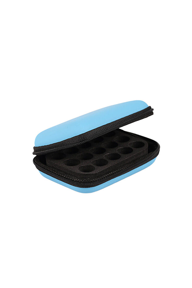 Blue New 15Slots 1ML 2ML 3ML Essential Oil Case For Young Living Roller Bottles Storage Bag Holder P