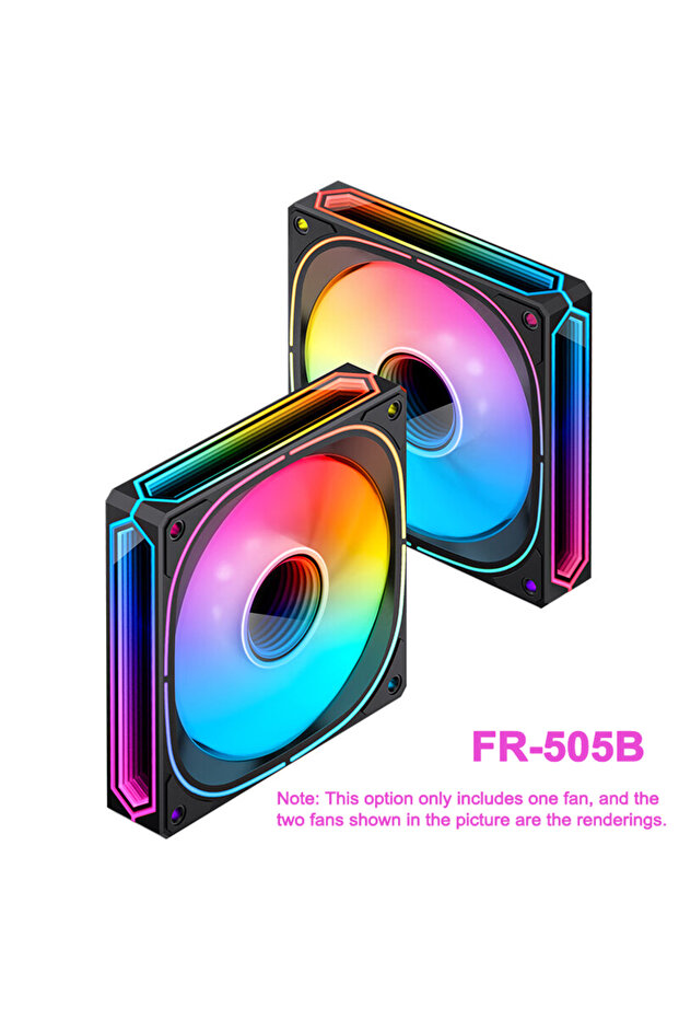 A-RGB Other FR-505B JONSBO FR-505 Case Fan 5V 3PIN ARGB Infinity Mirror Series 4PIN PWM Quiet CPU Co