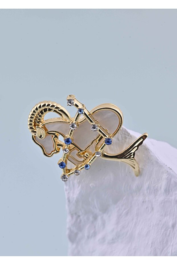 Oğlak Burcu Figürlü Broş - 1