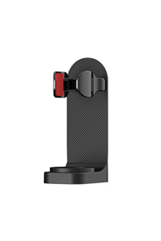 black Adjustable Toothbrush Holder Electric Toothbrush Base Silicone Non-slip Wall Mount Brush Body
