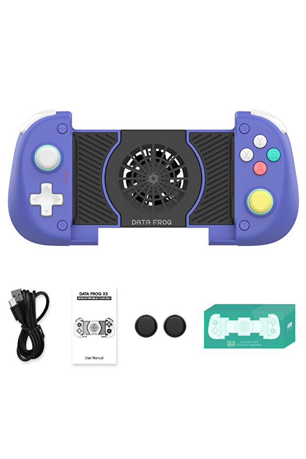 Purple DATA FROG X3 Wireless Controller for Android Game Controller for for PUBG Mobile - 1