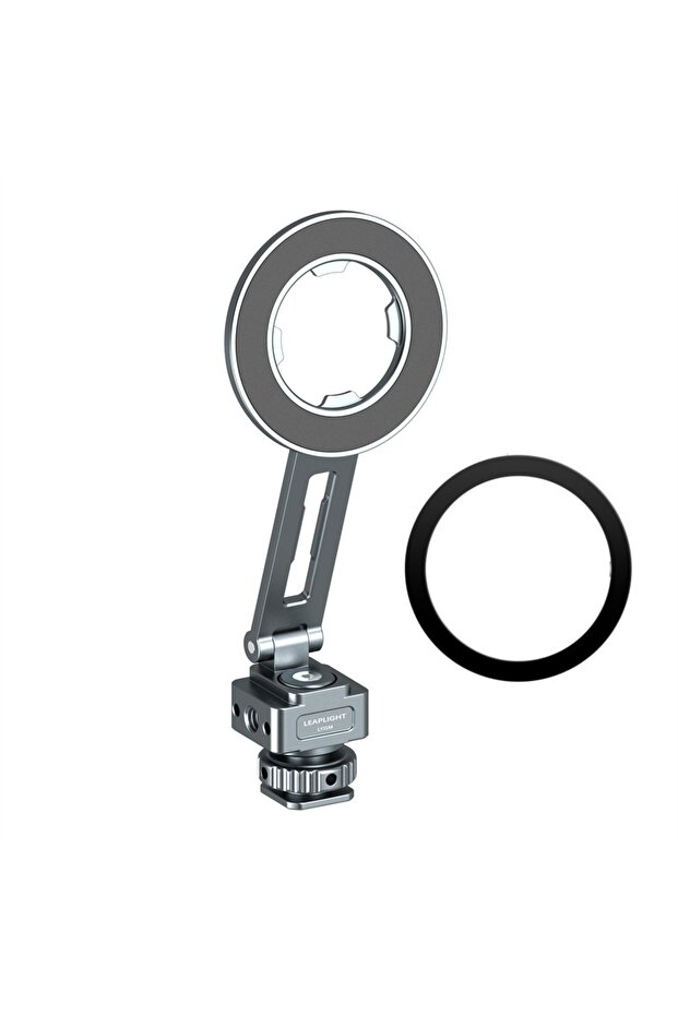 Cold shoe LEAPLIGHT Magnetic Phone Holder Mount Adapter for iPhone & iPad Aluminum Tripod Mount w 1/