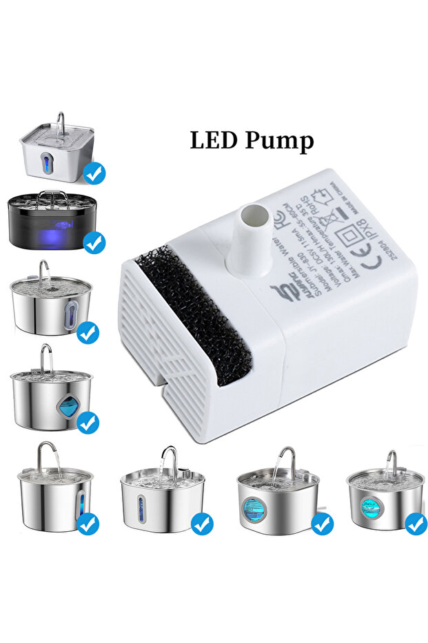 A1 Cat Water Fountain Pet Water Pump Replacement for Cat Drinking Dispenser Pet Accessories Ultra-Qu
