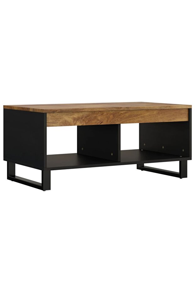 Coffee table, 90x50x40 cm, solid mango wood - 8