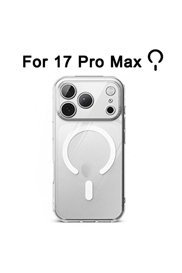 For 17 Pro Max C Luxury Wireless Magnetic Cover For Magsafe Case Iphone 17 Pro Max 17 Air Clear Acr