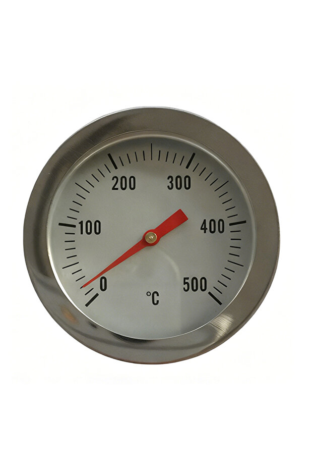 A BBQ Thermometer Stainless Steel Oven Thermometer Bimetallic Thermometer 0-500°C High-temperature .