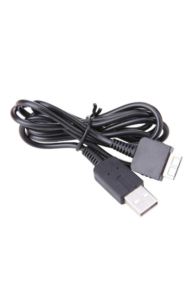 كابل بيانات USB أسود 2 في 1 لجهاز PSV1000، كابل شحن، كابل نقل بيانات ومزامنة بيانات USB لجهاز PS VITA