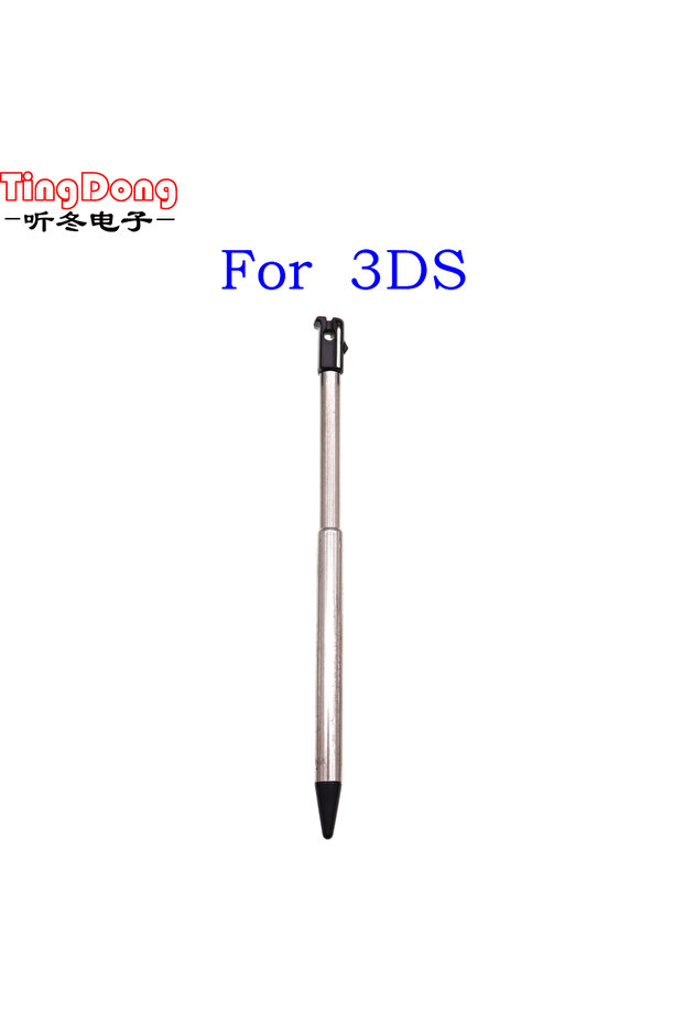 3DS 1pcs Metal Telescopic Stylus Plastic Stylus Touch Screen Pen for 2DS 3DS New 2DS LL XL New 3DS X