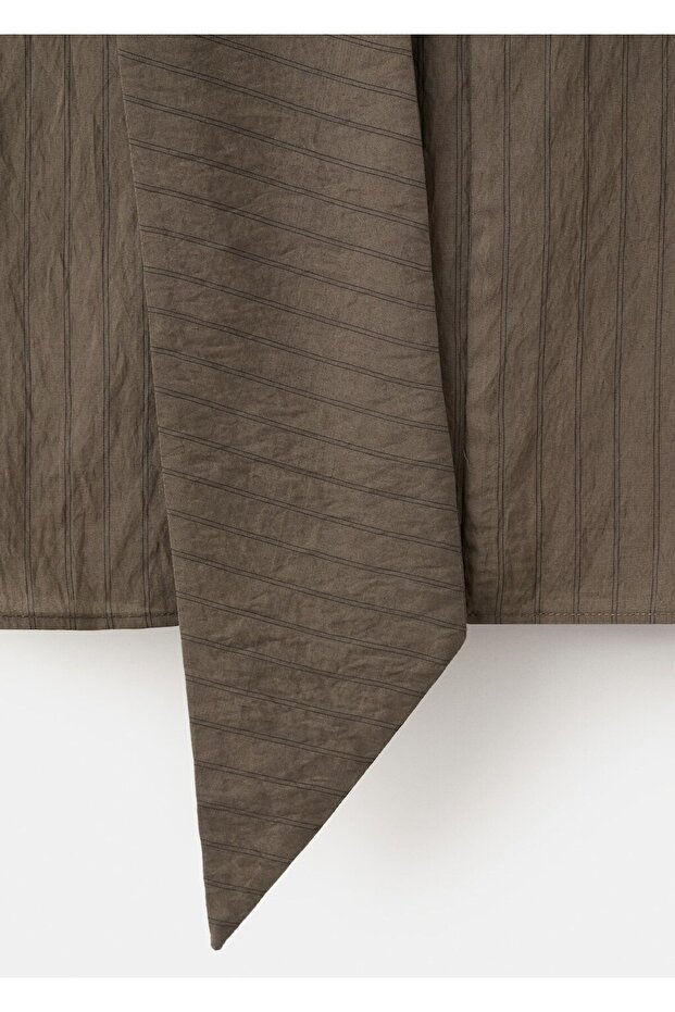 Striped scarf top - 5