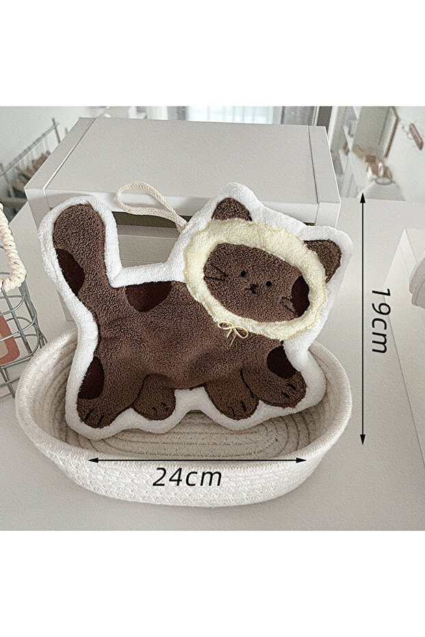 منشفة يد بتصميم كرتوني إبداعي، سريعة الجفاف، بنمط بسيط، متعددة الوظائف. - 1