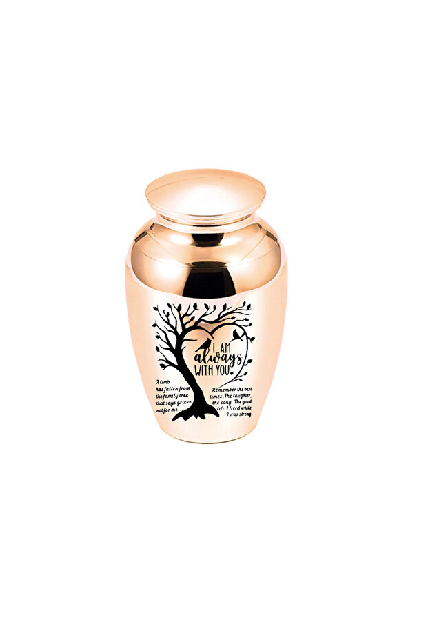 Rose gold Small Urns for Human Ashes Keepsake Urns for Ashes Tree of Life Cremation Urns for Mom Dad