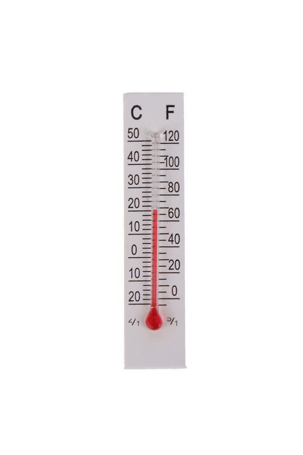JETTING One Size Hot Sale 10 Pcs 5cmX1.1cm Miniature Paper Cardboard temperature gauge Indoor -20-50
