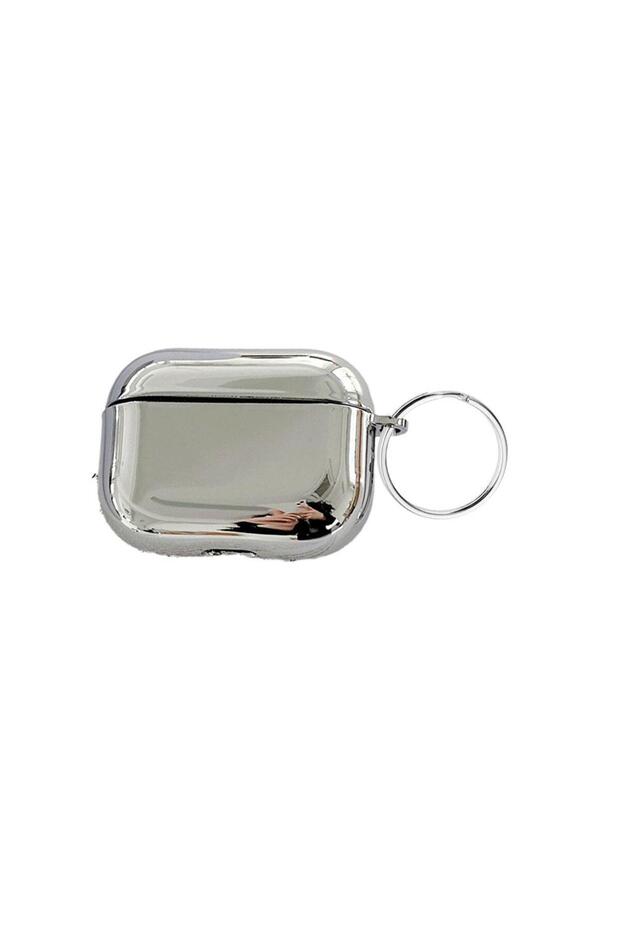 Lvory For AirPods Pro 3rd Generation Case Electroplate Silver Metallic Glossy Cover Mirror Protect