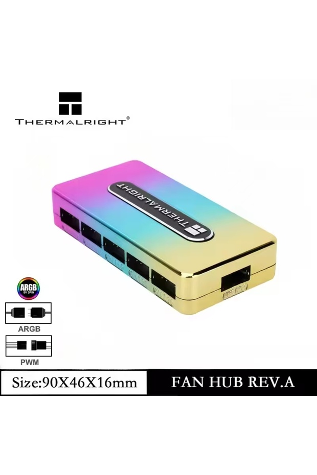 FAN ARGB X10-3PIN Thermalright TL-ARGB HUB Controller REV.A 10 port ARGB Lighting Hub SATA powered A