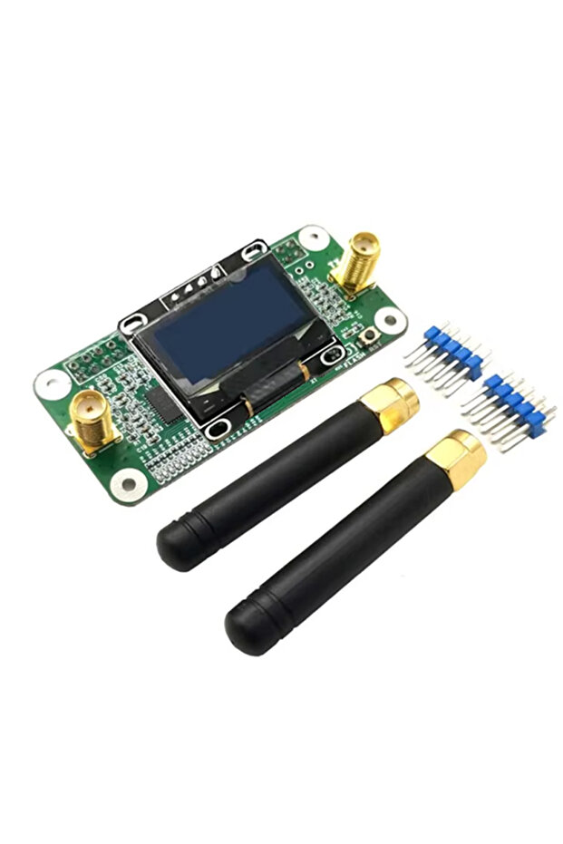 لوحة نقطة اتصال لاسلكية ثنائية الاتجاه من طراز MMDVM HS، إصدار مصغر جديد مزود بشاشة OLED وهوائيين يدعمان P25 DM