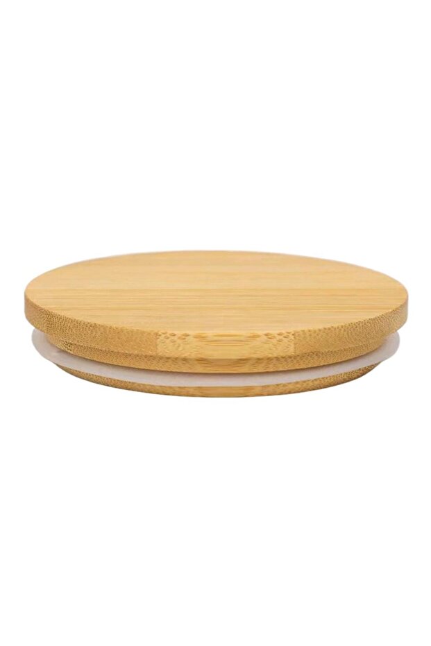 100mm 52/62/72/80/90/100mm Round Wood Mason Jar Lid Bottle Canning Storage Silicone Sealing Cap Wood