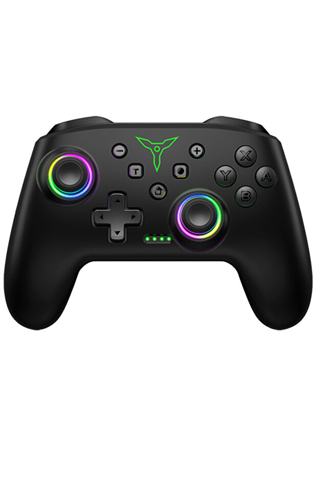 وحدة تحكم لاسلكية سوداء من دينوفاير لجهاز نينتندو سويتش 2، متوافقة مع أجهزة نينتندو سويتش/سويتش OLED/لايت/أندرويد/آي أو إس متعددة الاستخدامات. - 1