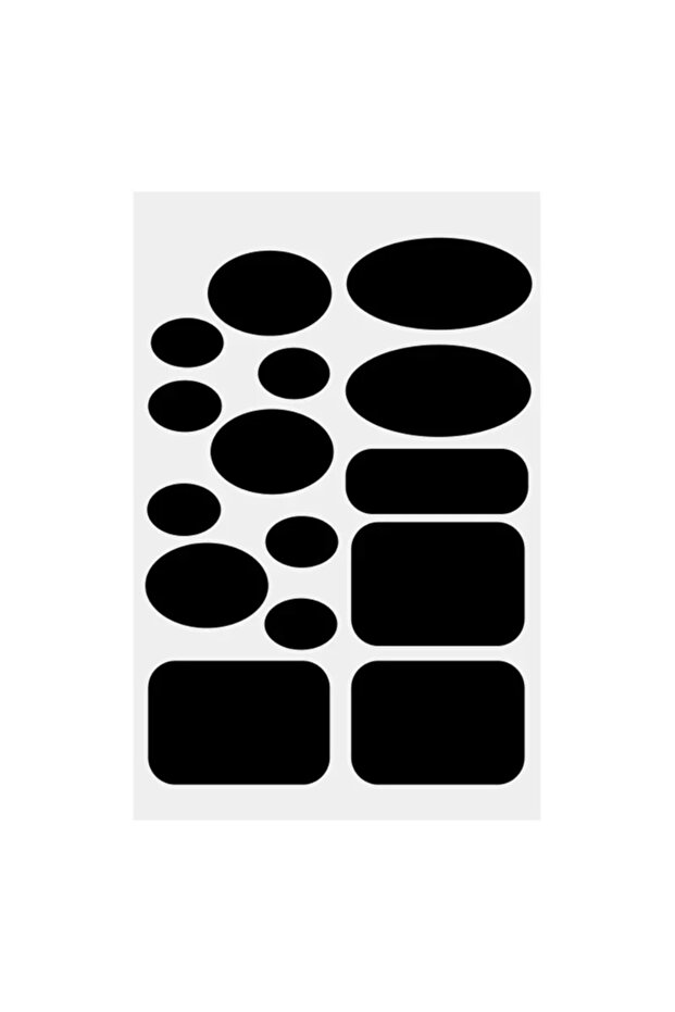 Black-A Waterproof Self-Adhesive Patches in Various Shapes, Suitable for Repairing Down Jackets, Pan