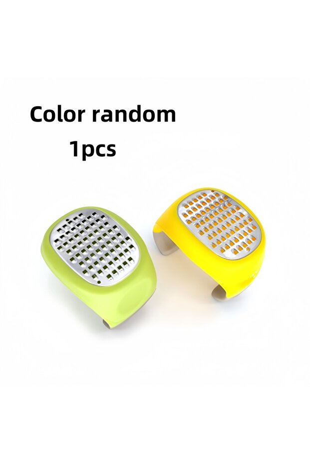Color random Circular Sharp Garlic Press Durable Easy Clean Stainless Steel Planer Tool for Ginger G