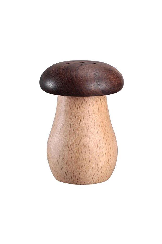 1pcs Creative Mushroom Shaped Toothpick Holder Wooden Toothpick Dispenser Portable Toothpick Holder