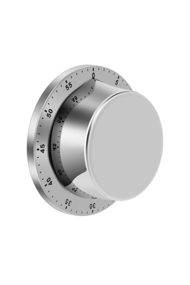 مؤقت مطبخ واحد مصنوع من مادة ABS والفولاذ، مقاوم للماء، مؤقت عد تنازلي مغناطيسي. - 1