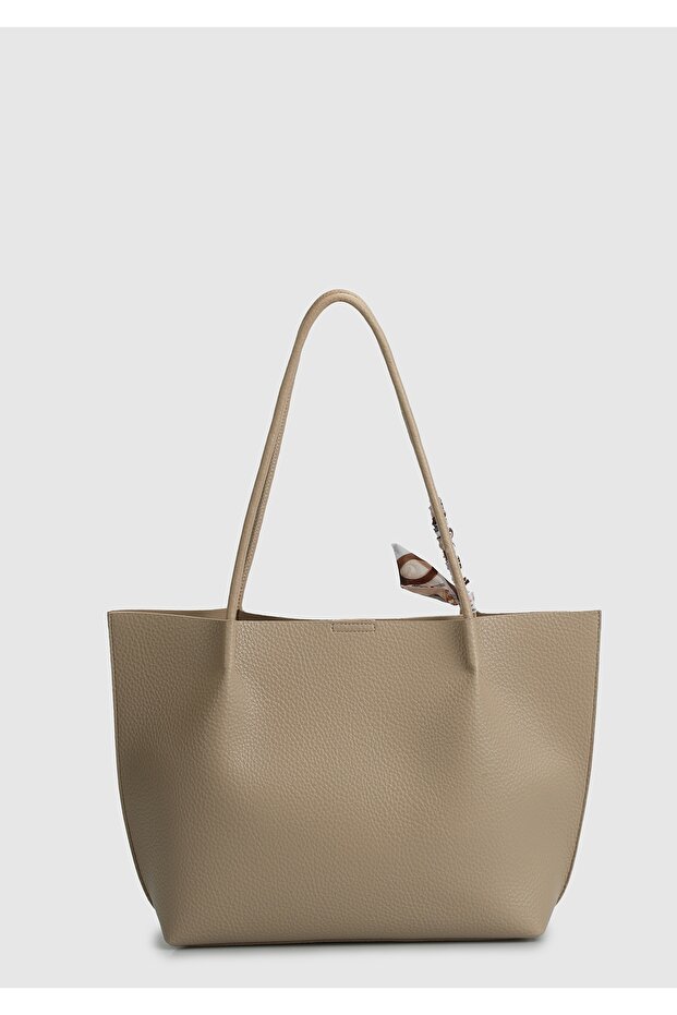 Geantă de umăr de damă bronz - 3