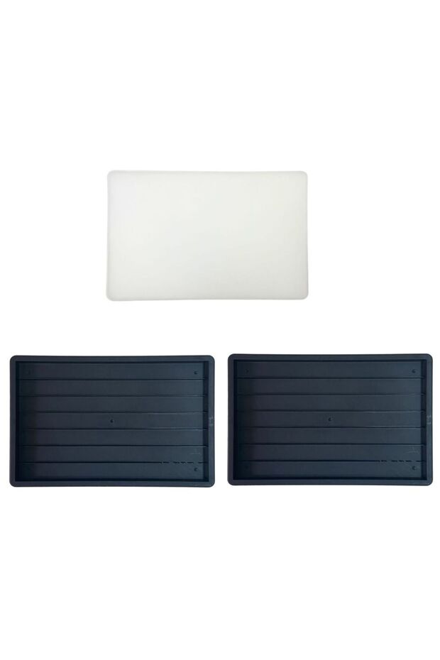 2 Black 1 lid 2/3 layers Keycaps Storage Box Dust-Proof White Black Keycap Organizer Free matching O
