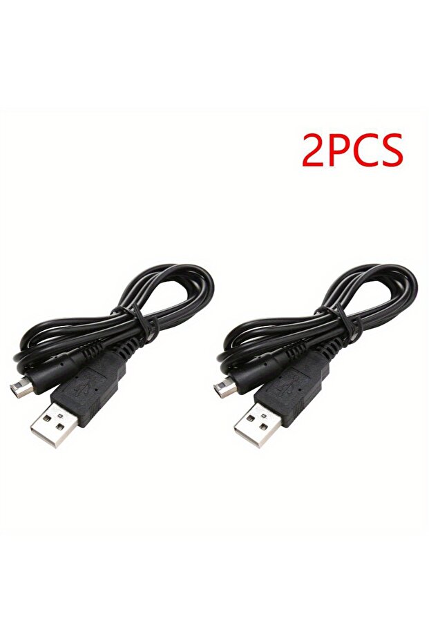 قطعتان أو 5 قطع من كابلات شحن USB لنقل البيانات والشحن لأجهزة نينتندو NDSI 3DS 2DS XL/LL و New 3DSXL/