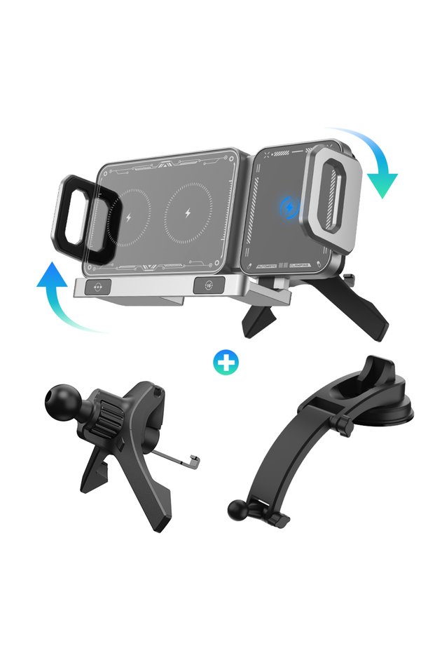 Set 2 Car Mount Car Phone Holder Vent Car Truck Accessories for Z Fold 6 5/Flip 6 5 Car Wireless...