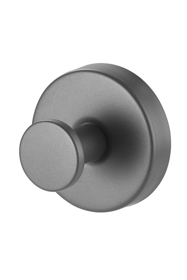 1pcs - Grey Strong Suction Cup Hooks, Suitable for Shower, Bathroom, and Kitchen - No-Drill Wall-Mou