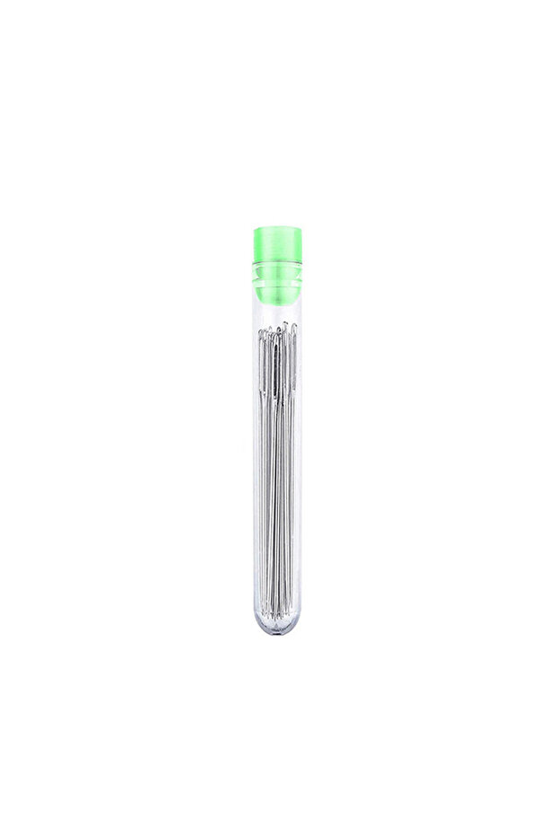 25pcsset 25 Pcs Large Eye Stitching Needles Sewing Needles Handmade Leather Needle Steel Yarn Knitti