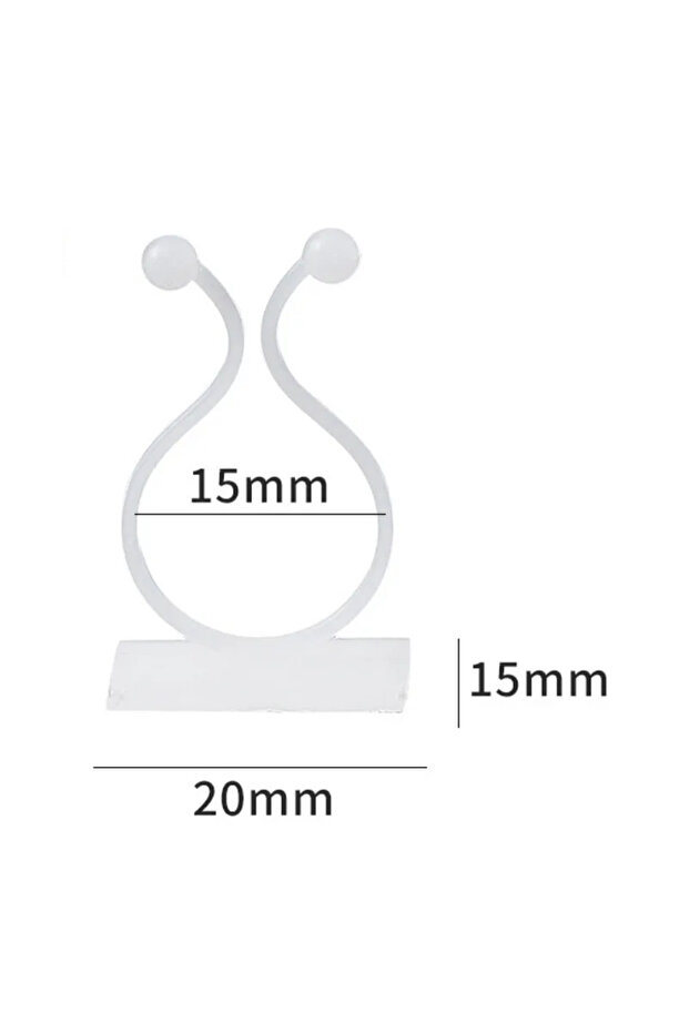 white 10pcs 10pcs/Set Green Plant Fixer Wall Hanging Style Universal Hook Trellis for Basket Vine Cl