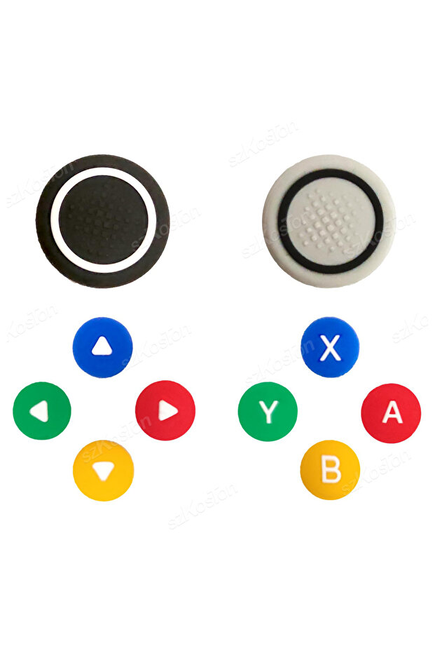مجموعة أغطية أزرار D-Pad من السيليكون لجهاز Switch 2، أغطية عصا التحكم JoyCo، أغطية أزرار الاتجاهات وA/B/X/Y