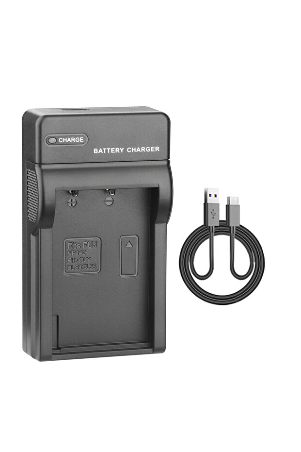 شاحن بطاريات USB من بروبتي طراز BLS-5 وBLS-1 لكاميرات أوليمبوس E-PL1، E-P3، E-PL3، E-P1، E-P2، وإيفولت E-4