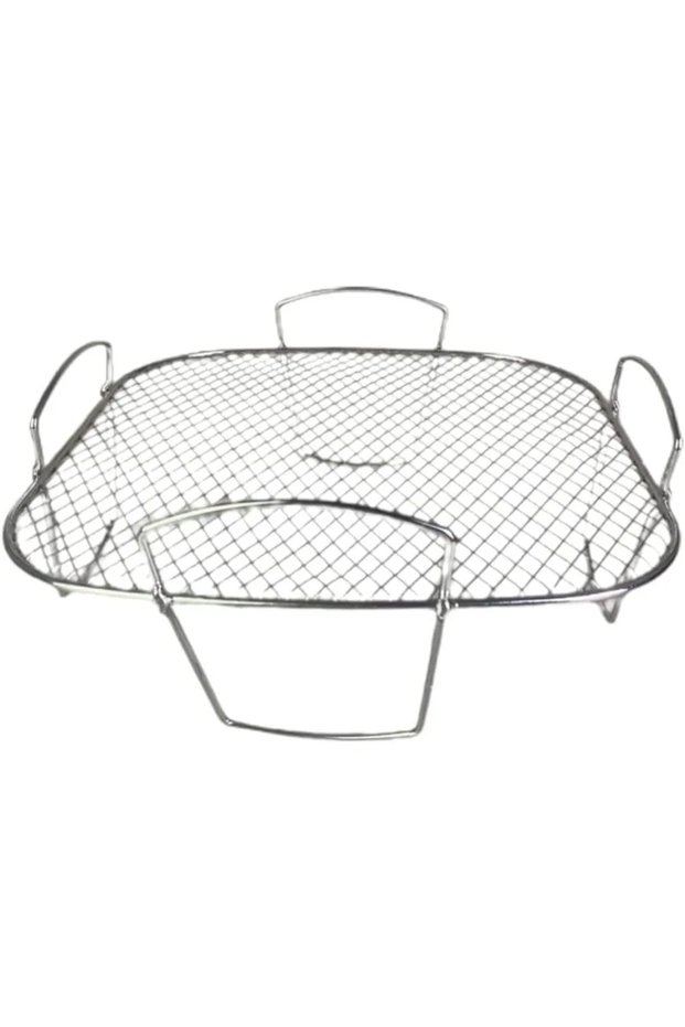 Steaming rack Air Fryer Basket Durable Steel Grill Basket Nonstick Mesh Basket Set Air Fryer Tray Wi