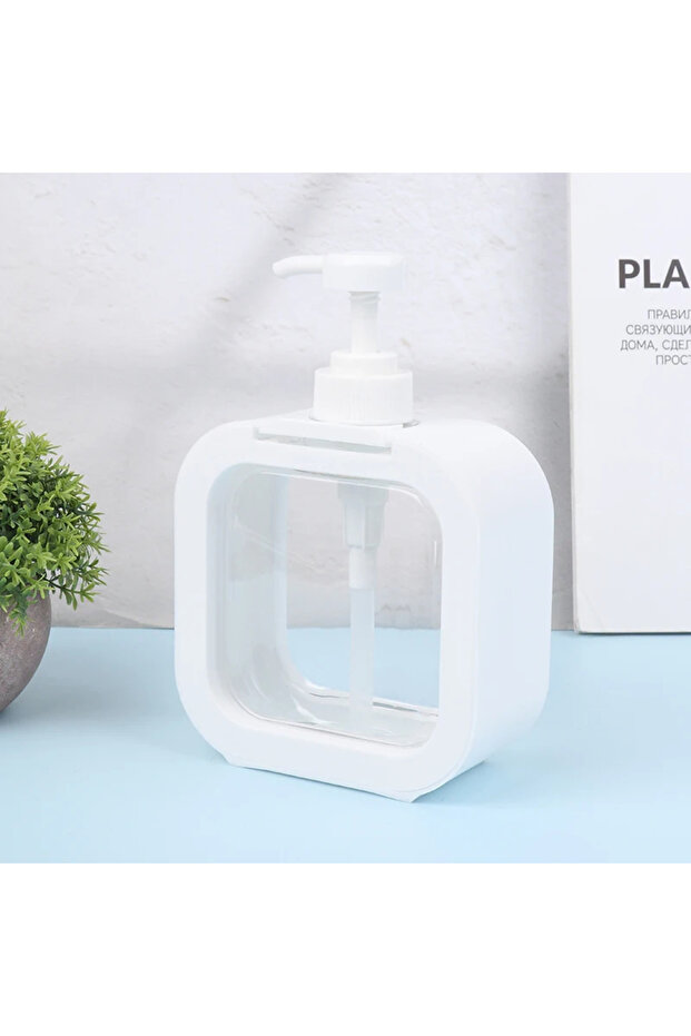 500ml White G4724B 300/500ml Portable Travel Soap Dispenser: Empty Pump for Shampoo, Dish Soap, Sho