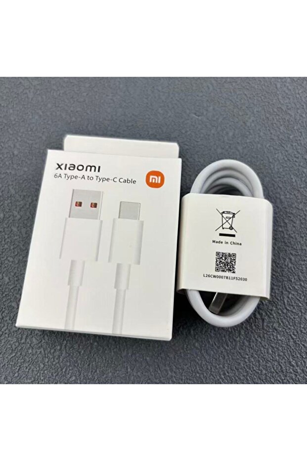 كابل شاومي USB-A/Type-C/Micro USB/Lightning إلى صوت/فيديو بطول 1 متر مع علبة، كابل 6 أمبير من النوع A إلى النوع C بطول 100 سم