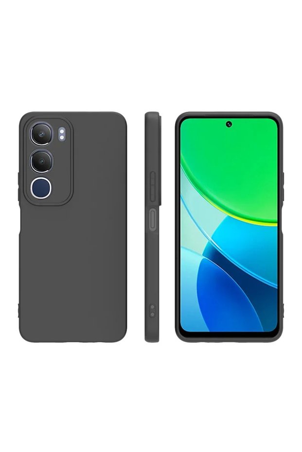 For VIVO Y19S Black For VIVO Y19S Case TPU Soft Slim Black Matte Silicone Back Cover For Vovo V2419