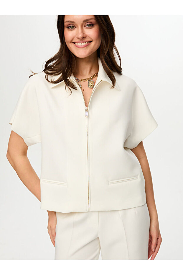 Kısa Kol Örme Ceket S26CKT027 - 4