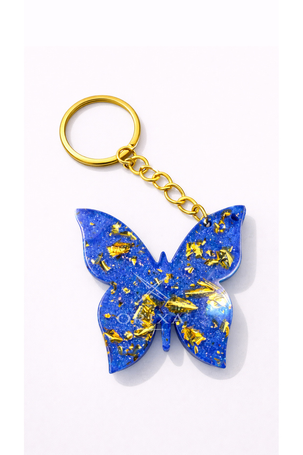 Butterfly Keychain - Bag Charm (Blue)