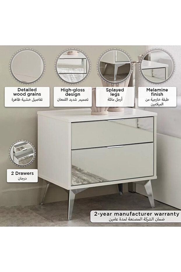 طاولة جانبية فينيتو ذات درجين - 8