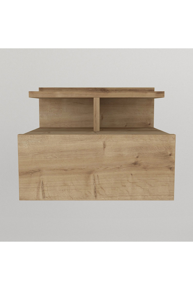 Modulix Cesna Wall Mounted Nightstand Side Table - 6