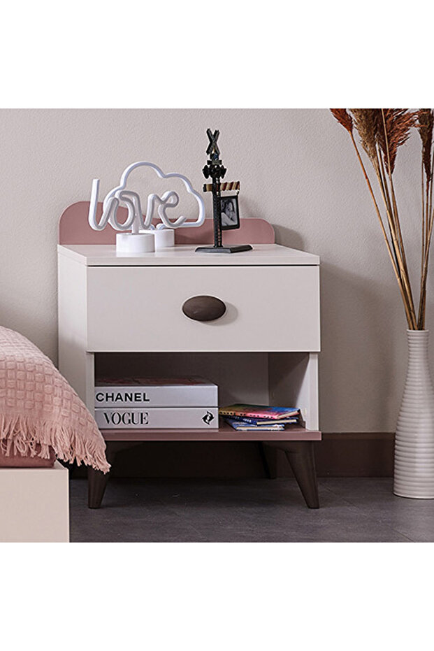 طاولة جانبية من مايبيل ذات درج واحد - 1